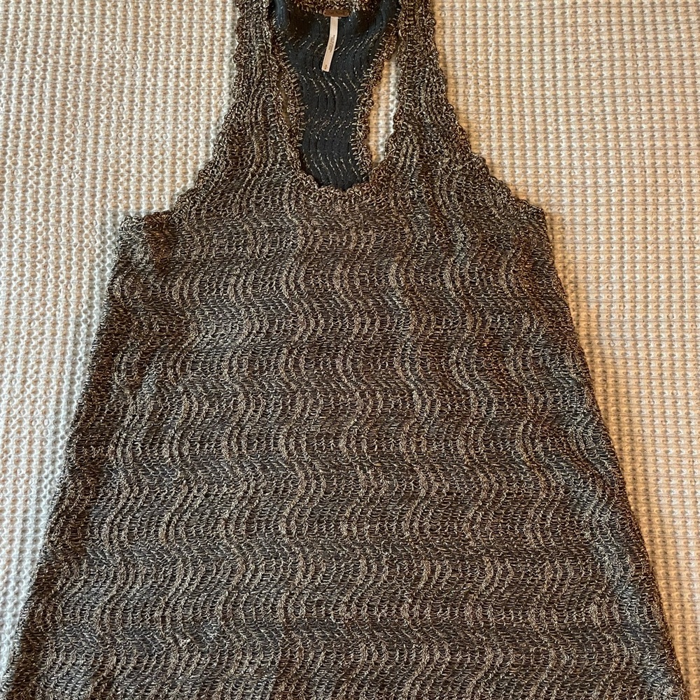 Gorgeous Free People Halter Back Top - *Sparkle!*